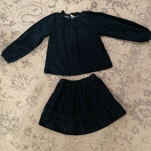 Crewcuts matching set / Size medium - Green and Blue